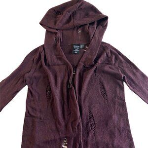 RARE Trish Summerville for H&M Dragon Tattoo Wool Blend Cardigan